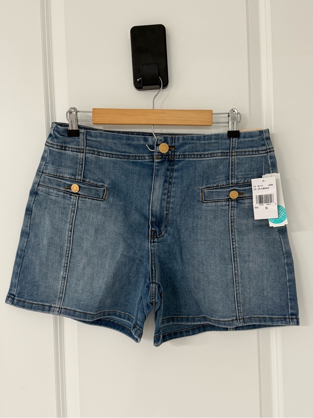 Kut From the Kloth Denim High-Rise Women’s Shorts in Medium Blue